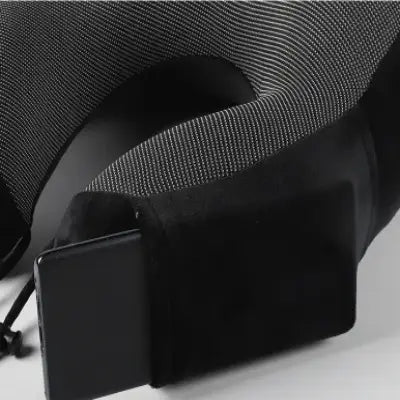 Oreiller ergonomique cervical - MemoryFoamNeckPillow™ - Noir - Divin Massage