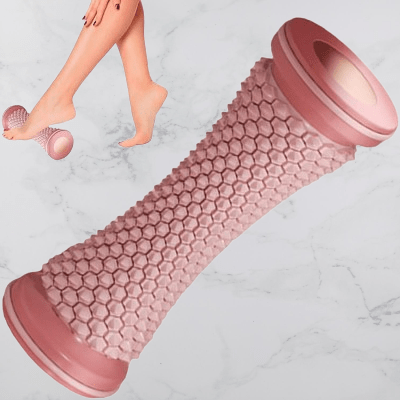 Rouleau massage - FootMassageRoller™ - Rose - Divin Massage